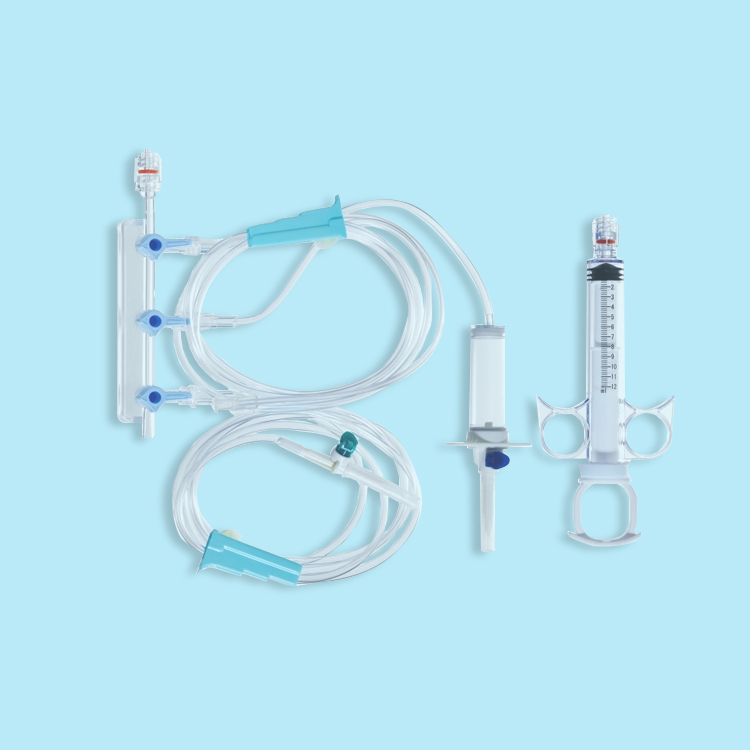 contrast medium injection manifold kits