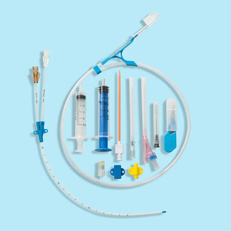 DOUBLE LUMEN CENTRAL VENOUS CATHETER KIT