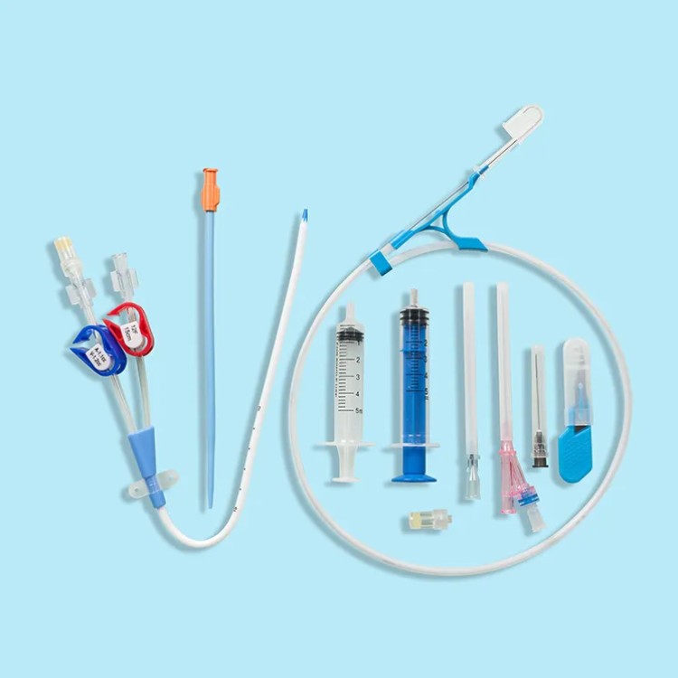 PRE-CURVED  DOUBLE LUMEN HEMODIALYSIS CATHETER KIT